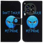 For Tecno Camon 30 Premier 5G Coloured Drawing Flip Leather Phone Case(Anger) - 1