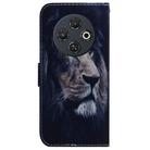 For Tecno Spark 30C Coloured Drawing Flip Leather Phone Case(Lion) - 3