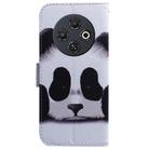 For Tecno Spark 30C Coloured Drawing Flip Leather Phone Case(Panda) - 3