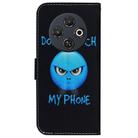 For Tecno Spark 30C Coloured Drawing Flip Leather Phone Case(Anger) - 3