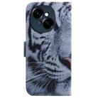 For Tecno Spark Go 1 / Pop 9 Pro Coloured Drawing Flip Leather Phone Case(Tiger) - 3