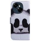 For Tecno Spark Go 1 / Pop 9 Pro Coloured Drawing Flip Leather Phone Case(Panda) - 3