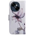 For Tecno Spark Go 1 / Pop 9 Pro Coloured Drawing Flip Leather Phone Case(Magnolia) - 3