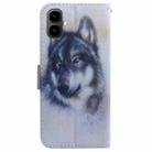 For Tecno Pop 10 / Spark Go 2 4G Coloured Drawing Flip Leather Phone Case(White Wolf) - 3