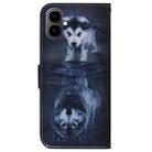 For Tecno Pop 10 / Spark Go 2 4G Coloured Drawing Flip Leather Phone Case(Wolf and Dog) - 3