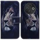 For Tecno Pop 9 5G / Spark 30C 5G Coloured Drawing Flip Leather Phone Case(Lion) - 1