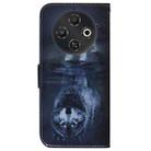 For Tecno Pop 9 5G / Spark 30C 5G Coloured Drawing Flip Leather Phone Case(Wolf and Dog) - 3