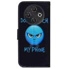 For Tecno Pop 9 5G / Spark 30C 5G Coloured Drawing Flip Leather Phone Case(Anger) - 3