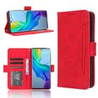 For vivo Y78 Plus Skin Feel Calf Texture Card Slots Leather Phone Case(Red) - 1