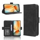 For vivo Y100 5G Skin Feel Calf Texture Card Slots Leather Phone Case(Black) - 1