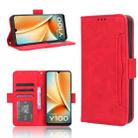 For vivo Y100 5G Skin Feel Calf Texture Card Slots Leather Phone Case(Red) - 1