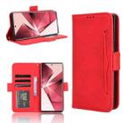 For vivo V29e 5G Skin Feel Calf Texture Card Slots Leather Phone Case(Red) - 1