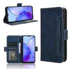 For vivo Y17s 4G Skin Feel Calf Texture Card Slots Leather Phone Case(Blue) - 1