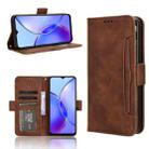 For vivo Y17s 4G Skin Feel Calf Texture Card Slots Leather Phone Case(Brown) - 1