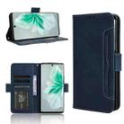 For vivo S18 5G / S18 Pro 5G Skin Feel Calf Texture Card Slots Leather Phone Case(Blue) - 1