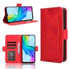 For vivo Y03 4G Skin Feel Calf Texture Card Slots Leather Phone Case(Red) - 1