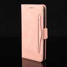 For vivo V30e 5G Skin Feel Calf Texture Card Slots Leather Phone Case(Pink) - 2