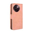 For vivo V30e 5G Skin Feel Calf Texture Card Slots Leather Phone Case(Pink) - 3