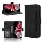 For vivo V30e 5G Skin Feel Calf Texture Card Slots Leather Phone Case(Black) - 1