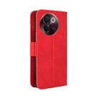 For vivo V30e 5G Skin Feel Calf Texture Card Slots Leather Phone Case(Red) - 3