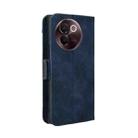 For vivo V30e 5G / V40 Lite 5G Skin Feel Calf Texture Card Slots Leather Phone Case(Blue) - 3