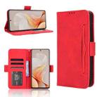 For vivo S19 5G Skin Feel Calf Texture Card Slots Leather Phone Case(Red) - 1