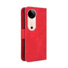 For vivo S19 5G Skin Feel Calf Texture Card Slots Leather Phone Case(Red) - 3