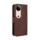 For vivo S19 5G Skin Feel Calf Texture Card Slots Leather Phone Case(Brown) - 3