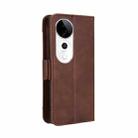 For vivo S19 Pro 5G / V40 5G Skin Feel Calf Texture Card Slots Leather Phone Case(Brown) - 3