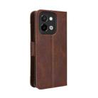 For vivo Y28 4G Skin Feel Calf Texture Card Slots Leather Phone Case(Brown) - 3