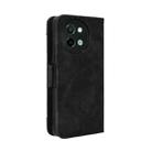 For vivo Y58 5G Skin Feel Calf Texture Card Slots Leather Phone Case(Black) - 3