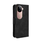 For vivo V40e 5G / iQOO Z9S 5G Skin Feel Calf Texture Card Slots Leather Phone Case(Black) - 3