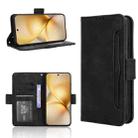 For vivo X200 5G Skin Feel Calf Texture Card Slots Leather Phone Case(Black) - 1