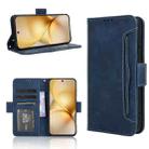 For vivo X200 5G Skin Feel Calf Texture Card Slots Leather Phone Case(Blue) - 1