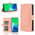 For vivo Y19s 4G Skin Feel Calf Texture Card Slots Leather Phone Case(Pink) - 1