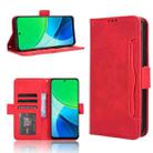 For vivo Y19s 4G Skin Feel Calf Texture Card Slots Leather Phone Case(Red) - 1