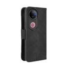 For vivo V50 5G Skin Feel Calf Texture Card Slots Leather Phone Case(Black) - 3