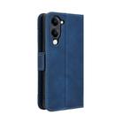 For vivo Y04 4G / Y29s 5G Skin Feel Calf Texture Card Slots Leather Phone Case(Blue) - 3