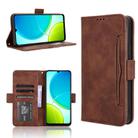 For vivo Y04 4G / Y29s 5G Skin Feel Calf Texture Card Slots Leather Phone Case(Brown) - 1