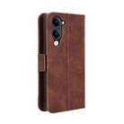 For vivo Y04 4G / Y29s 5G Skin Feel Calf Texture Card Slots Leather Phone Case(Brown) - 3