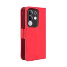 For vivo Y29 4G / T4x 5G Skin Feel Calf Texture Card Slots Leather Phone Case(Red) - 3
