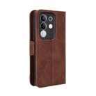For vivo Y29 4G / T4x 5G Skin Feel Calf Texture Card Slots Leather Phone Case(Brown) - 3