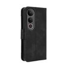For vivo V50 Lite 5G / 4G Skin Feel Calf Texture Card Slots Leather Phone Case(Black) - 3
