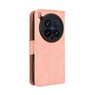 For vivo X200 Ultra 5G Skin Feel Calf Texture Card Slots Leather Phone Case(Pink) - 3