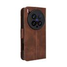 For vivo X200 Ultra 5G Skin Feel Calf Texture Card Slots Leather Phone Case(Brown) - 3