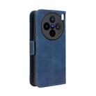 For vivo X200s 5G Skin Feel Calf Texture Card Slots Leather Phone Case(Blue) - 3