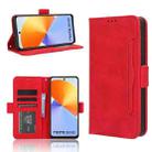 For Infinix Note 30 5G Skin Feel Calf Texture Card Slots Leather Phone Case(Red) - 1