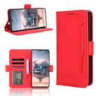 For Infinix GT 10 Pro Skin Feel Calf Texture Card Slots Leather Phone Case(Red) - 1