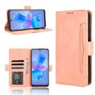 For Infinix Hot 40 4G Skin Feel Calf Texture Card Slots Leather Phone Case(Pink) - 1