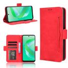 For Infinix Smart 8 Skin Feel Calf Texture Card Slots Leather Phone Case(Red) - 1